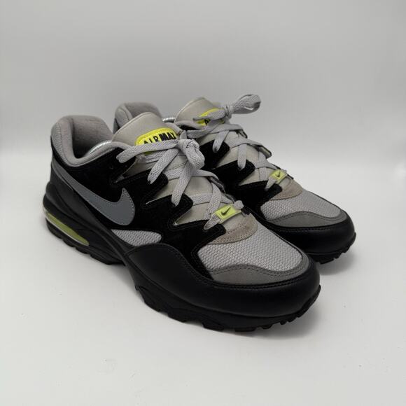 Size 11 - Nike Air Max 94 Men’s Wolf Grey Black Volt Custom AV2300-001 - Picture 1 of 9